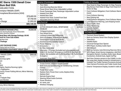 Used 2024 GMC Sierra 1500 Denali w/ Denali Reserve Package AWD/4WD image 43