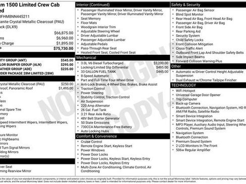 Used 2022 RAM 1500 Limited w/ Bed Utility Group AWD/4WD image 12