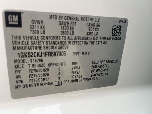 Used 2015 GMC Yukon Denali w/ Open Road Package image 9