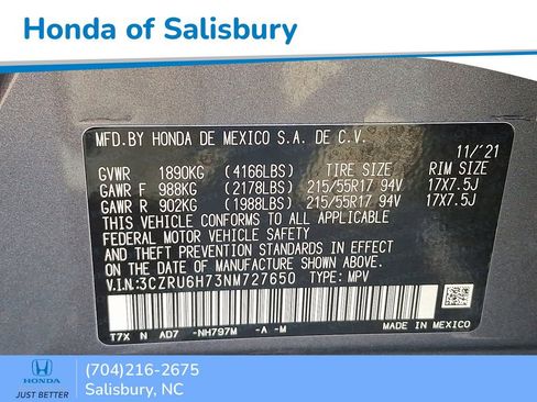 Used 2022 Honda HR-V EX-L image 26