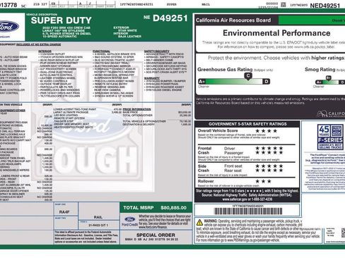 Used 2022 Ford F250 Lariat w/ Lariat Ultimate Package AWD/4WD image 14