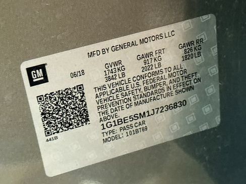 Used 2018 Chevrolet Cruze LT w/ Convenience Package FWD image 31