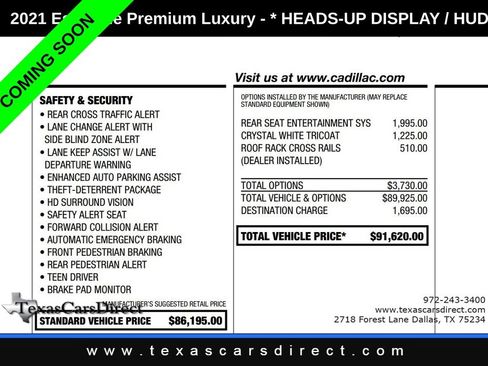 Used 2021 Cadillac Escalade Premium Luxury AWD/4WD image 5