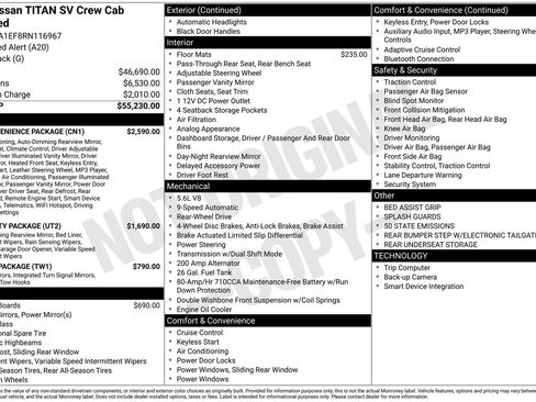 Certified 2024 Nissan Titan SV w/ SV Convenience Package image 17