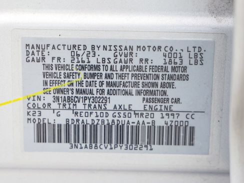 Used 2023 Nissan Sentra SV FWD image 32