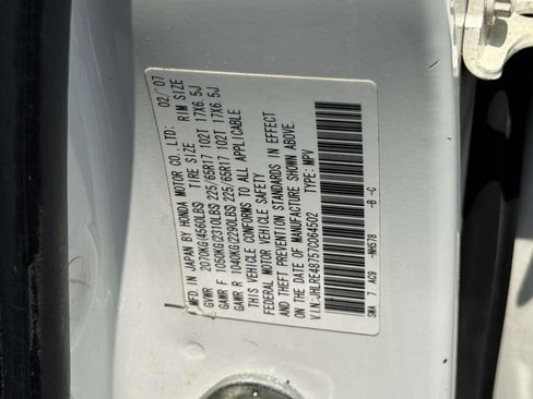 Used 2007 Honda CR-V EX-L image 9