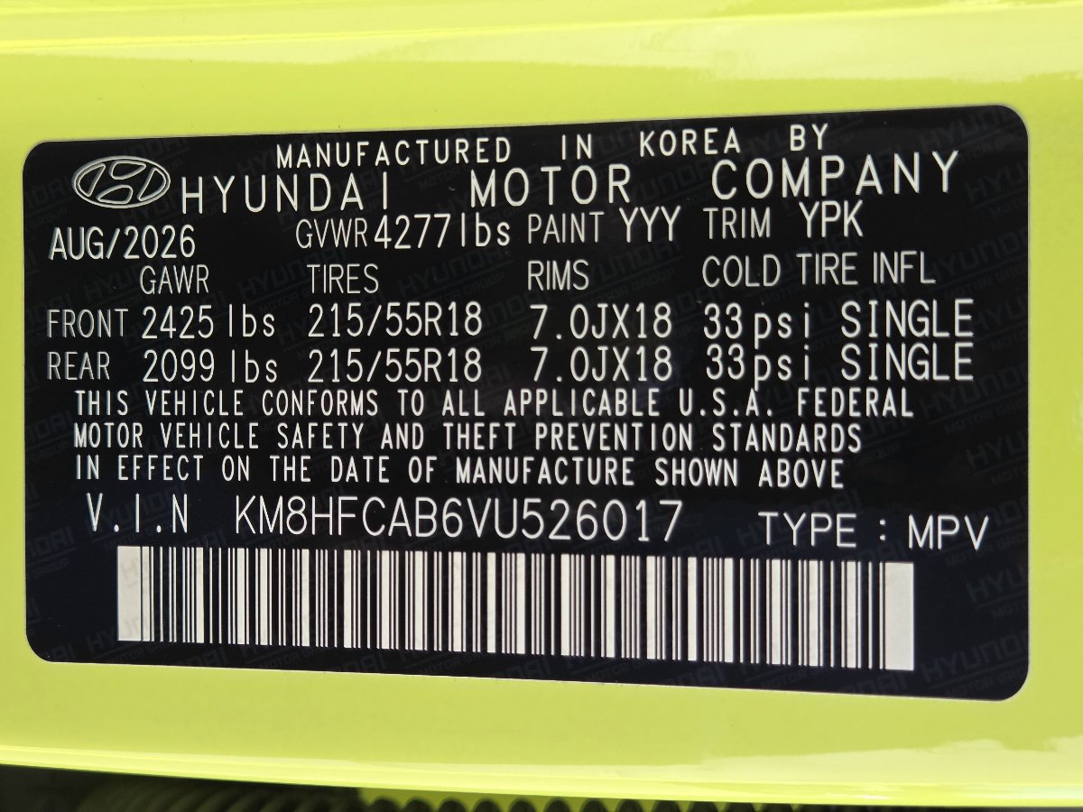 New 2027 Hyundai Kona SEL Sport AWD/4WD image 44