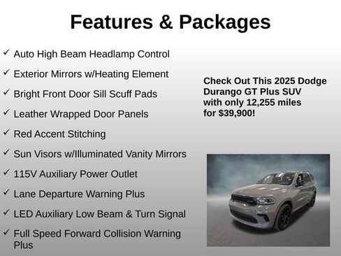 Used 2025 Dodge Durango GT AWD/4WD image 13