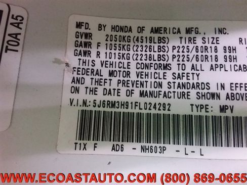 Used 2015 Honda CR-V Touring image 17