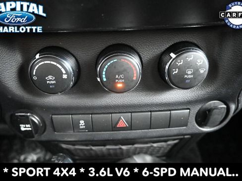 Used 2017 Jeep Wrangler Sport w/ Quick Order Package 23S AWD/4WD image 13