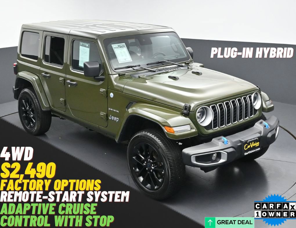 Used 2024 Jeep Wrangler Unlimited Sahara AWD/4WD image 1