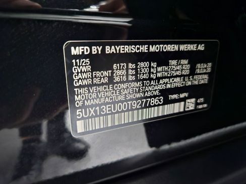 Certified 2026 BMW X5 sDrive40i w/ Parking Assistance Package RWD image 17