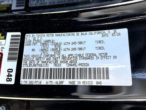 New 2026 Toyota Tacoma SR5 AWD/4WD image 18