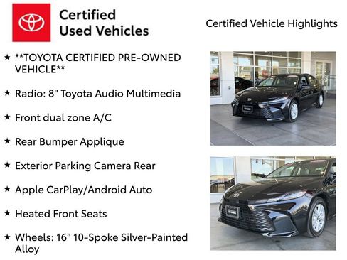 Certified 2026 Toyota Camry LE FWD image 7