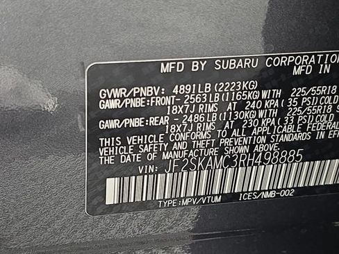 Certified 2024 Subaru Forester Touring AWD/4WD image 10
