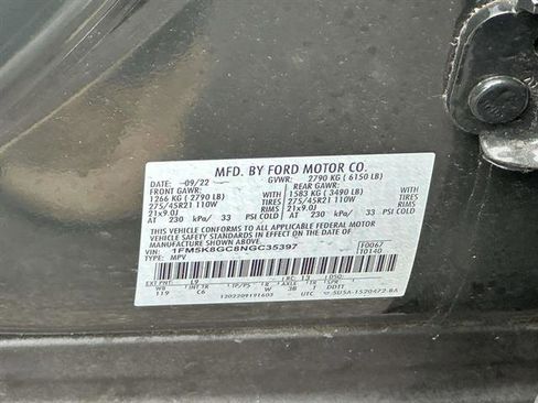 Used 2022 Ford Explorer ST w/ Equipment Group 401A image 14