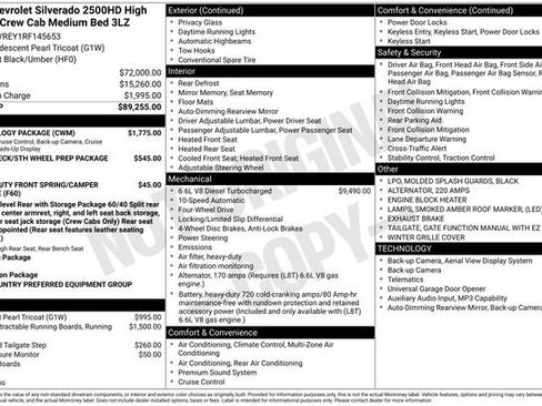 Used 2024 Chevrolet Silverado 2500 High Country w/ Technology Package AWD/4WD image 13