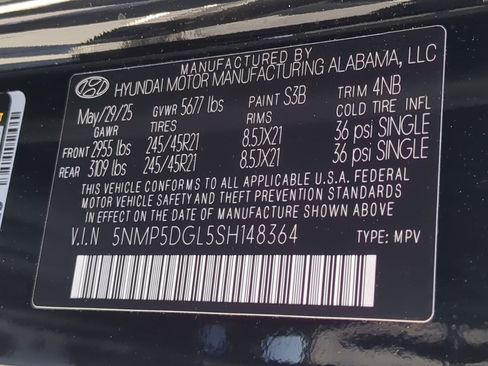 Certified 2025 Hyundai Santa Fe Calligraphy image 38