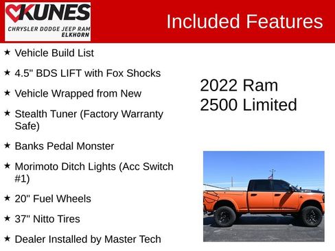 Used 2022 RAM 2500 Limited AWD/4WD image 3