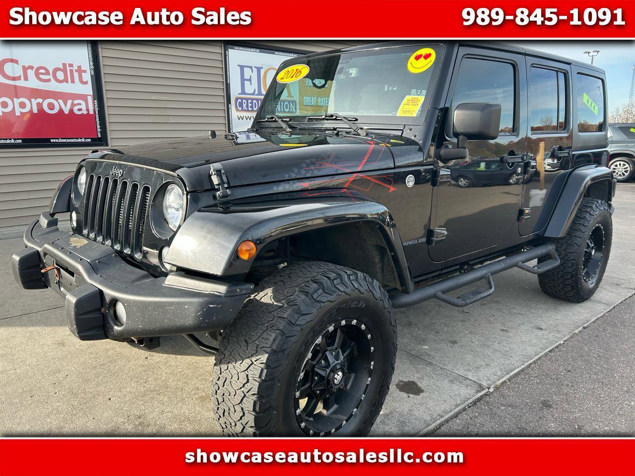Used 2016 Jeep Wrangler Unlimited Sahara AWD/4WD image 1