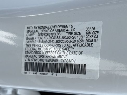 New 2026 Honda Pilot Elite image 40