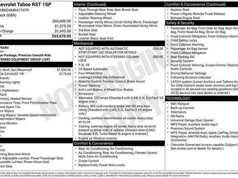 Used 2021 Chevrolet Tahoe RST AWD/4WD image 9