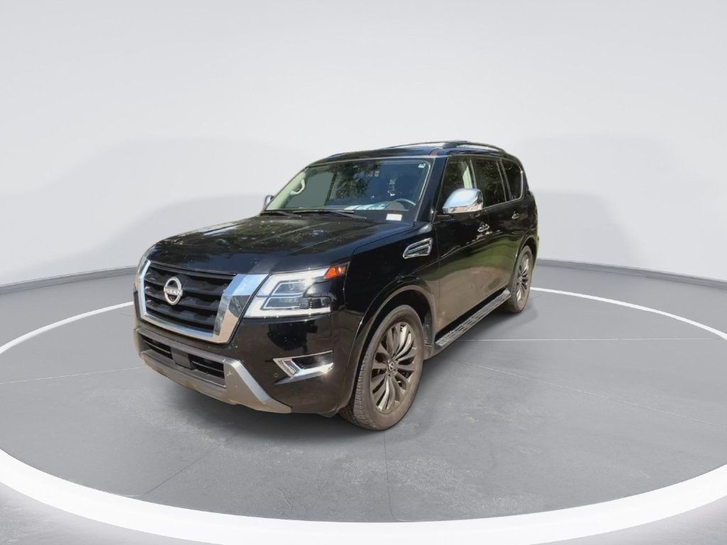 Used 2023 Nissan Armada Platinum w/ Captain's Chairs Package RWD image 4