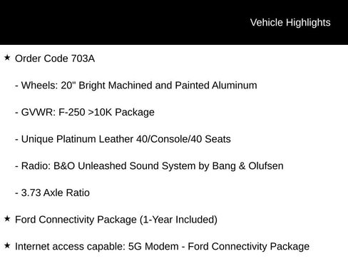 New 2026 Ford F250 Platinum w/ FX4 Off-Road Package AWD/4WD image 11