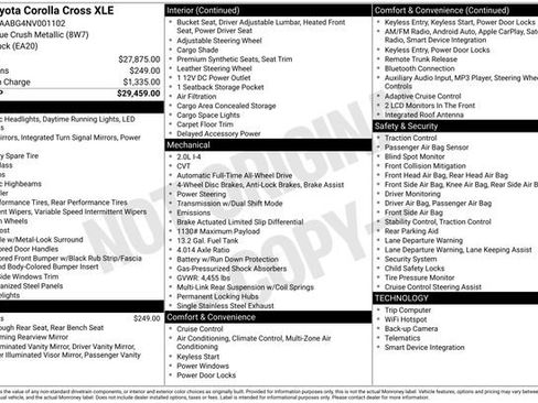 Used 2022 Toyota Corolla Cross XLE image 15