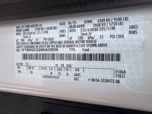 Used 2025 Ford Transit 350 Medium Roof AWD w/ Interior Upgrade Package image 50