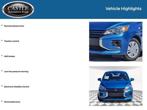 Used 2024 Mitsubishi Mirage ES FWD image 3