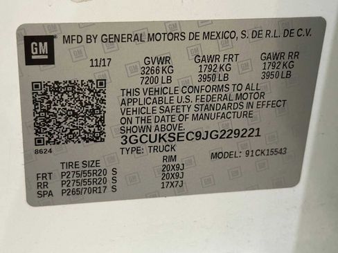 Used 2018 Chevrolet Silverado 1500 LTZ Z71 w/ LTZ Plus Package image 30