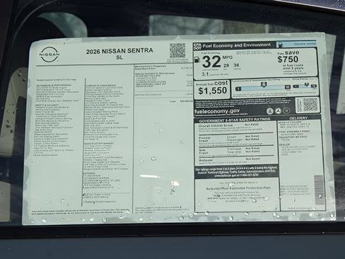 New 2026 Nissan Sentra SL FWD image 9