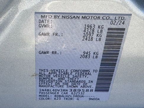 Used 2024 Nissan Altima 2.5 SV image 40