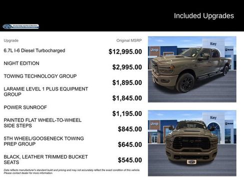 New 2026 RAM 3500 Laramie w/ Night Edition AWD/4WD image 3