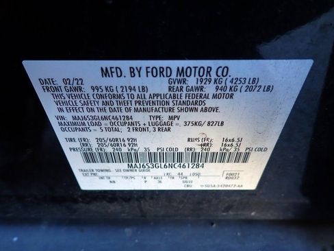 Used 2022 Ford EcoSport SE w/ Interior Protection Package image 13