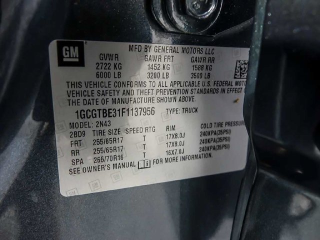Certified 2015 Chevrolet Colorado LT w/ LT Convenience Package AWD/4WD image 31
