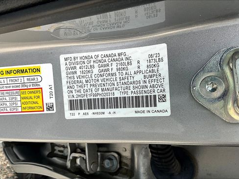 Used 2023 Honda Civic Touring image 35