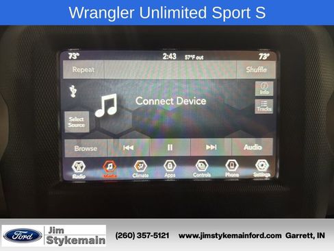 Used 2021 Jeep Wrangler Unlimited Sport w/ Technology Group AWD/4WD image 24