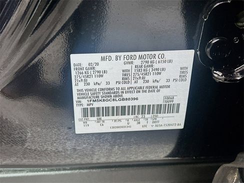 Used 2020 Ford Explorer ST w/ ST Street Pack image 7