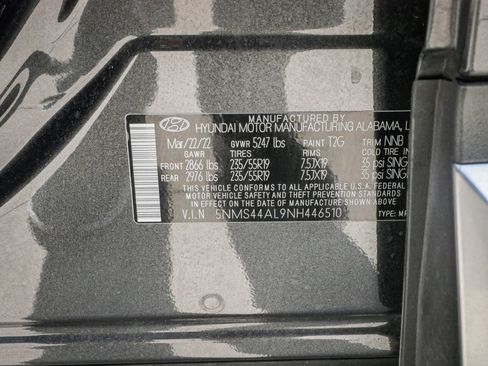 Used 2022 Hyundai Santa Fe Limited FWD image 35