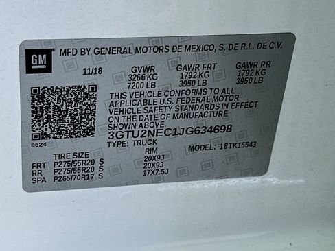 Used 2018 GMC Sierra 1500 SLT AWD/4WD image 33