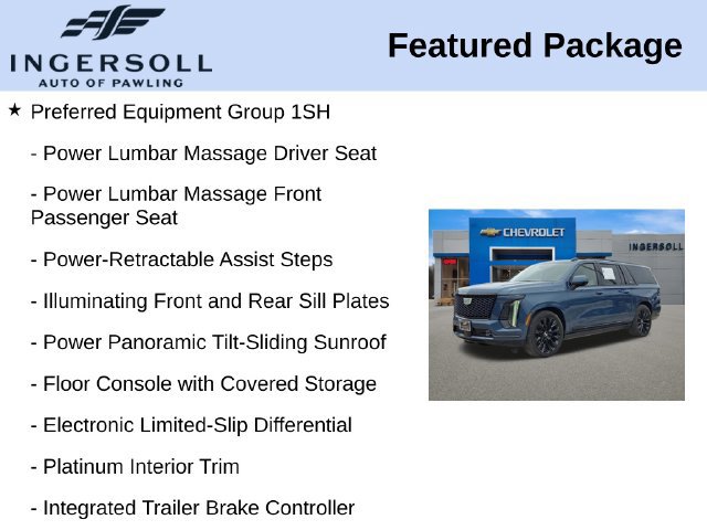 Used 2025 Cadillac Escalade ESV Sport Platinum w/ LPO, ONYX Package AWD/4WD image 15