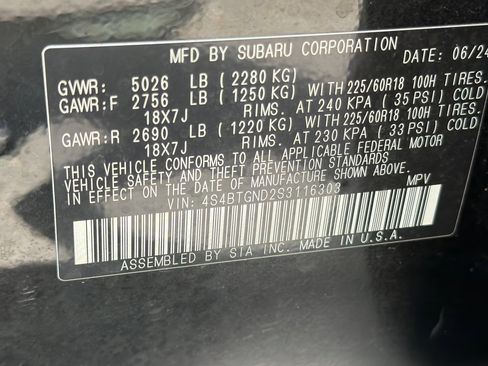 Used 2025 Subaru Outback Limited XT w/ Tech Package 2 AWD/4WD image 30
