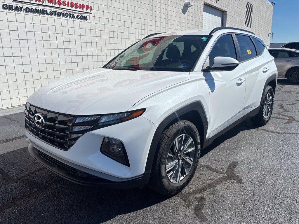 Used 2022 Hyundai Tucson Blue AWD/4WD image 1