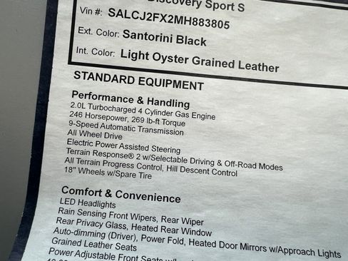 Used 2021 Land Rover Discovery Sport S image 30