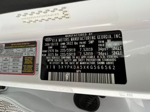 Used 2019 Kia Sorento SX image 24