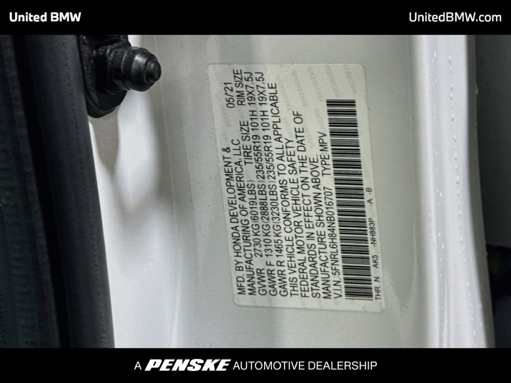 Used 2022 Honda Odyssey Touring image 23