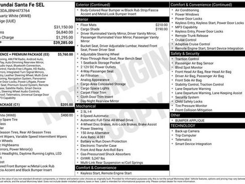 Used 2022 Hyundai Santa Fe SEL w/ Convenience + Premium Package image 47