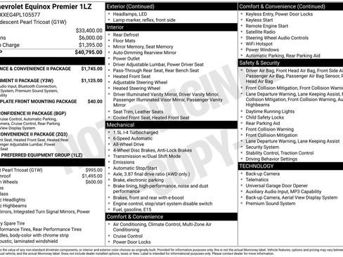 Used 2023 Chevrolet Equinox Premier AWD/4WD image 21